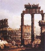 Bernardo Bellotto Capriccio with the Colosseum oil painting picture wholesale